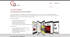 Desktop Screenshot of infosmaroc.com